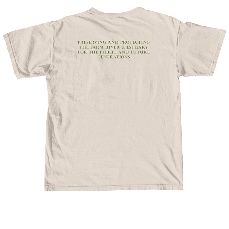 Marsh Olive Tee, a Ivory Comfort Colors Unisex Tee (back-view)