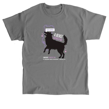 A Beast Abroad, a Charcoal Classic Unisex Tee