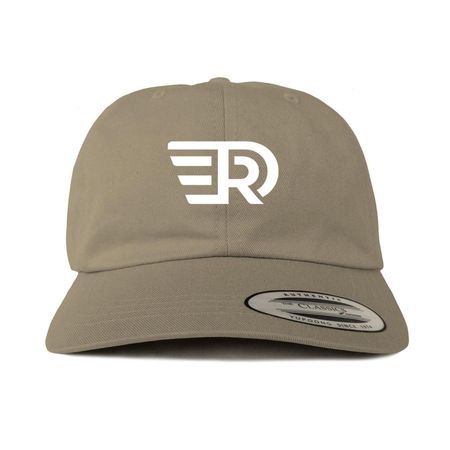 Rebrand DRE Logo Hats, a Khaki Printed Classic Baseball Cap