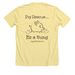 Pig Rescue, a Heather Yellow Gold Premium Unisex Tee (back-view)