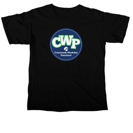 Crossroads Weekday Preschool, a Black Comfort Colors Unisex Tee