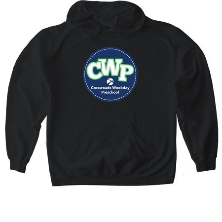 Crossroads Weekday Preschool, a Black Gildan Softstyle Pullover Hoodie