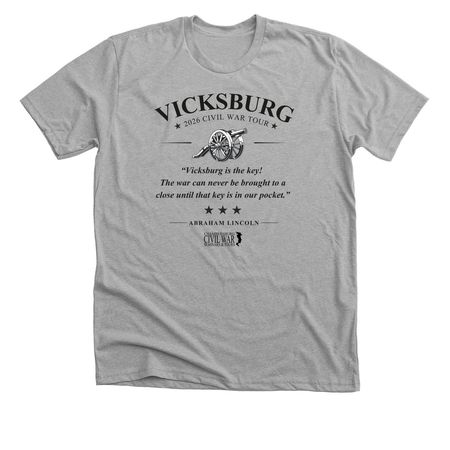 Vicksburg Merch Part 2, a Athletic Heather Premium Unisex Tee
