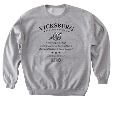 Vicksburg Merch Part 2, a Sport Grey Softstyle Crewneck Sweatshirt