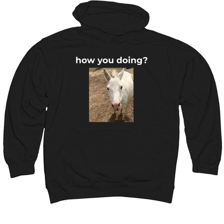 Design 3&nbsp;, a Black Midweight Pullover Hoodie