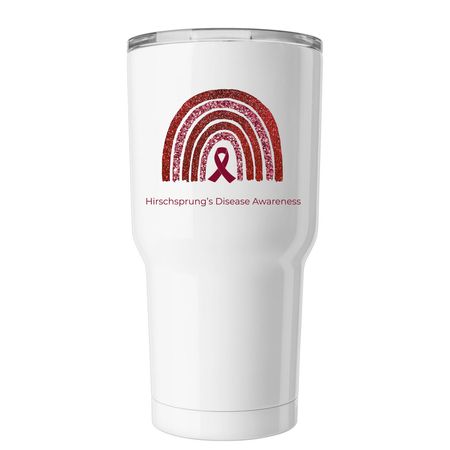 Hirschsprung?s Awareness Cup, a White Insulated Tumbler