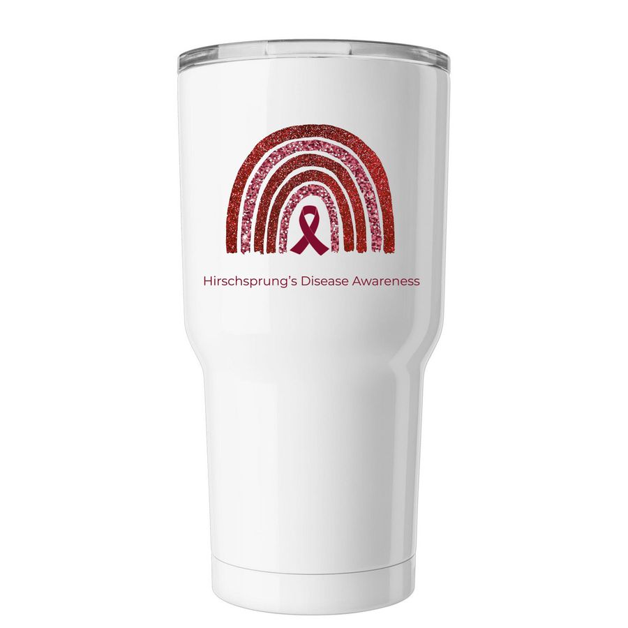 Hirschsprung?s Awareness Cup, a White Insulated Tumbler