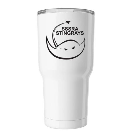 Stingrays Tumbler, a White Insulated Tumbler