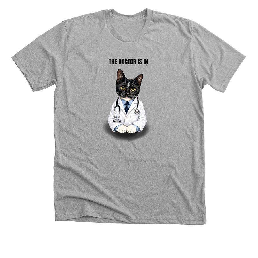 Dr. Figgy, a Athletic Heather Premium Unisex Tee
