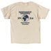 NU International, a Sand Classic Unisex Tee (back-view)