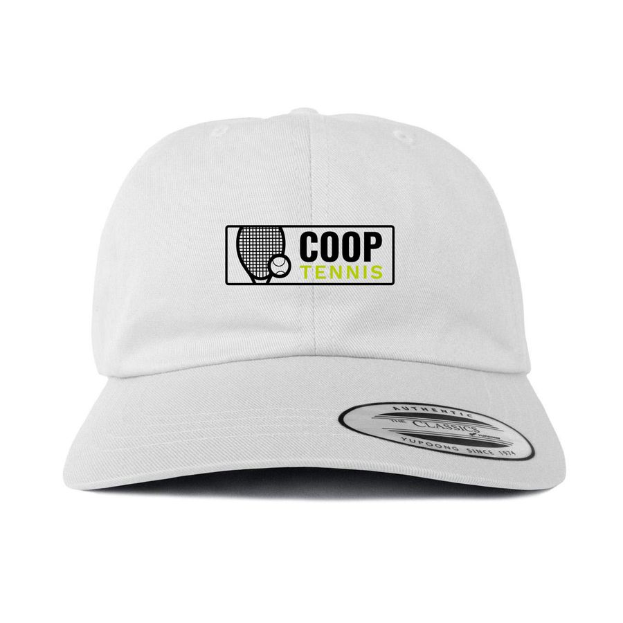 Cooperstown Tennis Cap, a White Printed Classic Baseball Cap