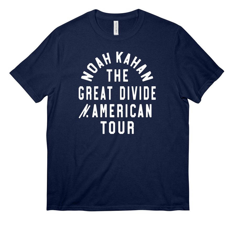 Noah Kahan Merch Citi Field, a Strong Navy All-American Unisex Tee