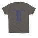 Evander & the Mohawk Warriors, a Asphalt Premium Cotton Tee (back-view)