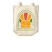 Poppy Stained Glass Tote Bag, a Natural Over-the-Shoulder Shopping Tote Bag