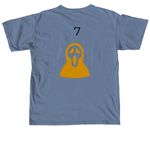 scary new idea, a Blue Jean Comfort Colors Unisex Tee (back-view)