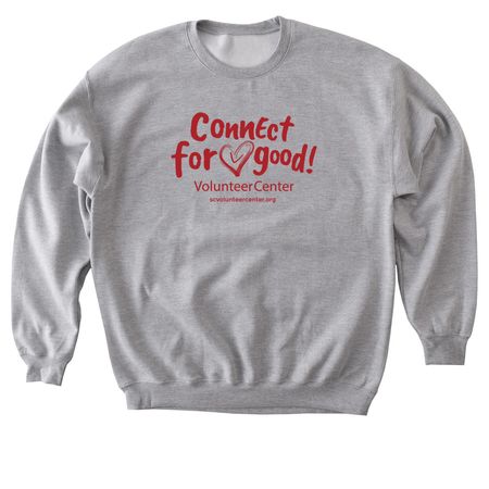 Connect for Good!, a Sport Grey Softstyle Crewneck Sweatshirt
