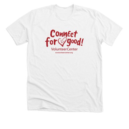 Connect for Good!, a Solid White Blend Premium Unisex Tee