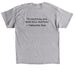 NC Writers' Network, a Sport Grey Classic Unisex Tee (back-view)