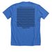 Childhood Cancer Awareness 2026, a Heather True Royal Premium Unisex Tee (back-view)
