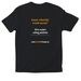 UNSTOPPABLE: KNOW WHAT THE WORLD NEEDS?, a Black Softstyle Cotton Tee