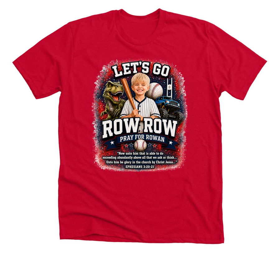 Pray for Rowan Shirt, a Solid Red Blend Premium Unisex Tee