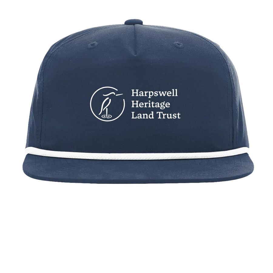 Heron Collection Hats, a Navy/ White Printed Umpqua Snapback Cap