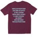 OAKLAND CHURCHES TOGETHER - ONE, a Maroon Softstyle Cotton Tee (back-view)