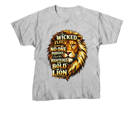 Big courage comes in all sizes, a Sport Grey Youth Unisex Tee