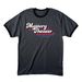 Summer of '26 Tee-Shirt (Dark Heather), a Dark Heather Grey/ Jet Black Cotton Ringer Tee