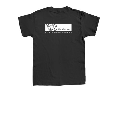 Toddlers for Human Rights, a Black Toddler Tee (back-view)