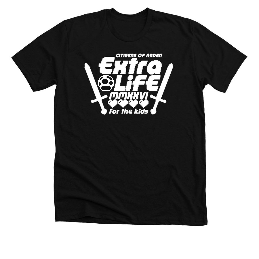 Citizens of Arden 2026 (White Text), a Solid Black Blend Premium Unisex Tee