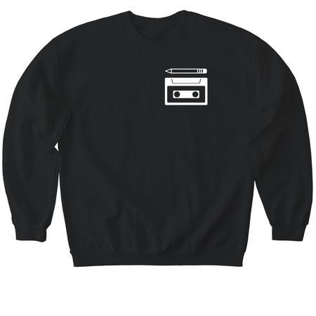 Need tech help?, a Black Softstyle Crewneck Sweatshirt