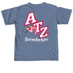 ATZ Pride Shirt, a Blue Jean Comfort Colors Unisex Tee (back-view)