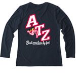 ATZ Pride Shirt, a Rebel Blue Allmade Eco Triblend Women?s Long Sleeve Tee (back-view)