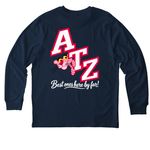 ATZ Pride Shirt, a French Navy Stanley/Stella Unisex Creator 2.0 Long Sleeve Tee (back-view)