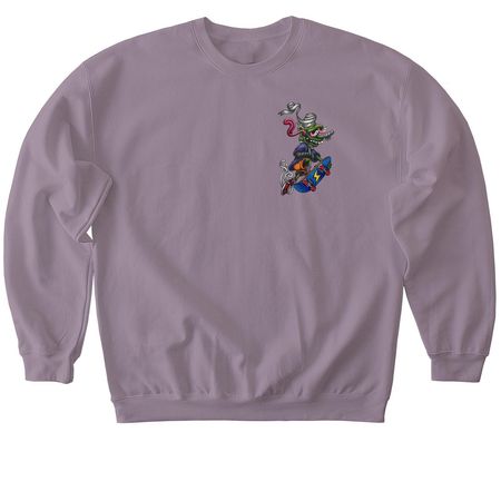 BROKEN BRAIN BONE, a Paragon Softstyle Crewneck Sweatshirt