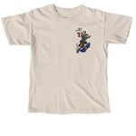 BROKEN BRAIN BONE, a Ivory Comfort Colors Unisex Tee (back-view)