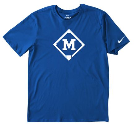 M 1ROYAL, a Game Royal Nike Dri-FIT Jersey Blend Performance Tee