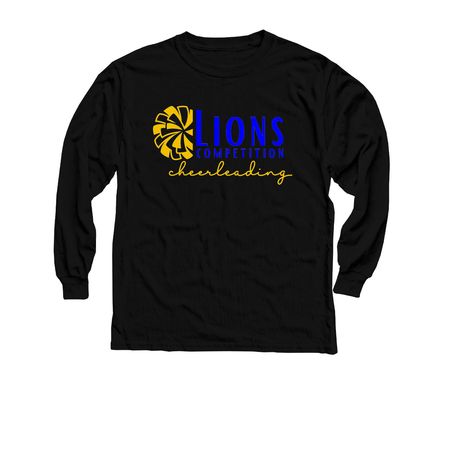 Elkhart Cheer - Competition ?26, a Black Youth Long Sleeve Tee