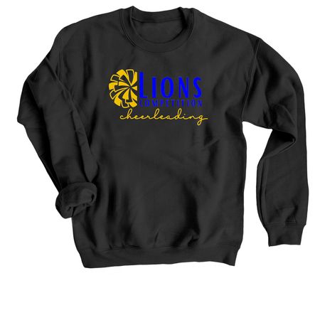 Elkhart Cheer - Competition ?26, a Black Crewneck Sweatshirt
