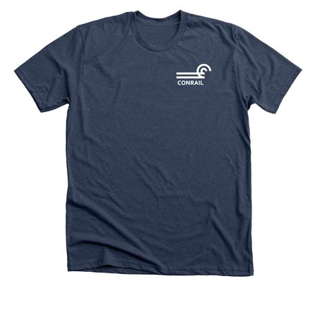 CRLM blue, a Heather Navy Premium Unisex Tee