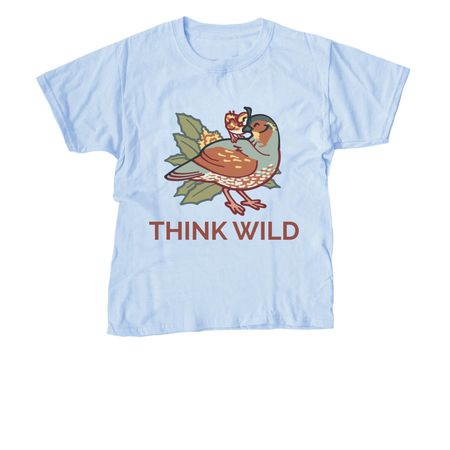 Baby Quail Tees, a Light Blue Youth Unisex Tee