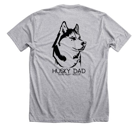 TXHR - Husky Dad, a Athletic Heather Premium Unisex Tee