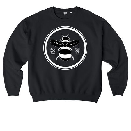 Unbleafable Clothing, a Black Stanley/Stella Ledger Dry Crewneck Sweatshirt