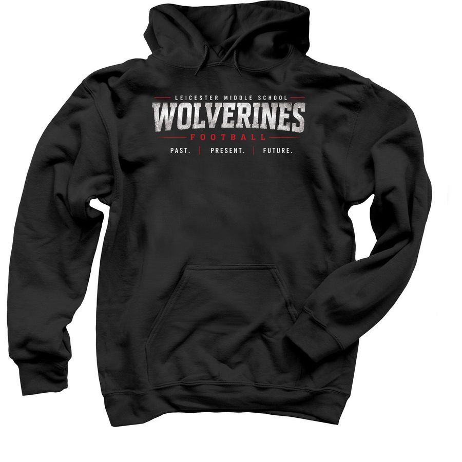 LMS FOOTBALL&nbsp;, a Black Pullover Hoodie
