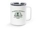 Harris Hall Outline (Travel Mug), a White Stainless Steel Travel Mug