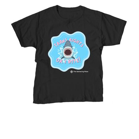 Trans Rights, a Black Youth Unisex Tee