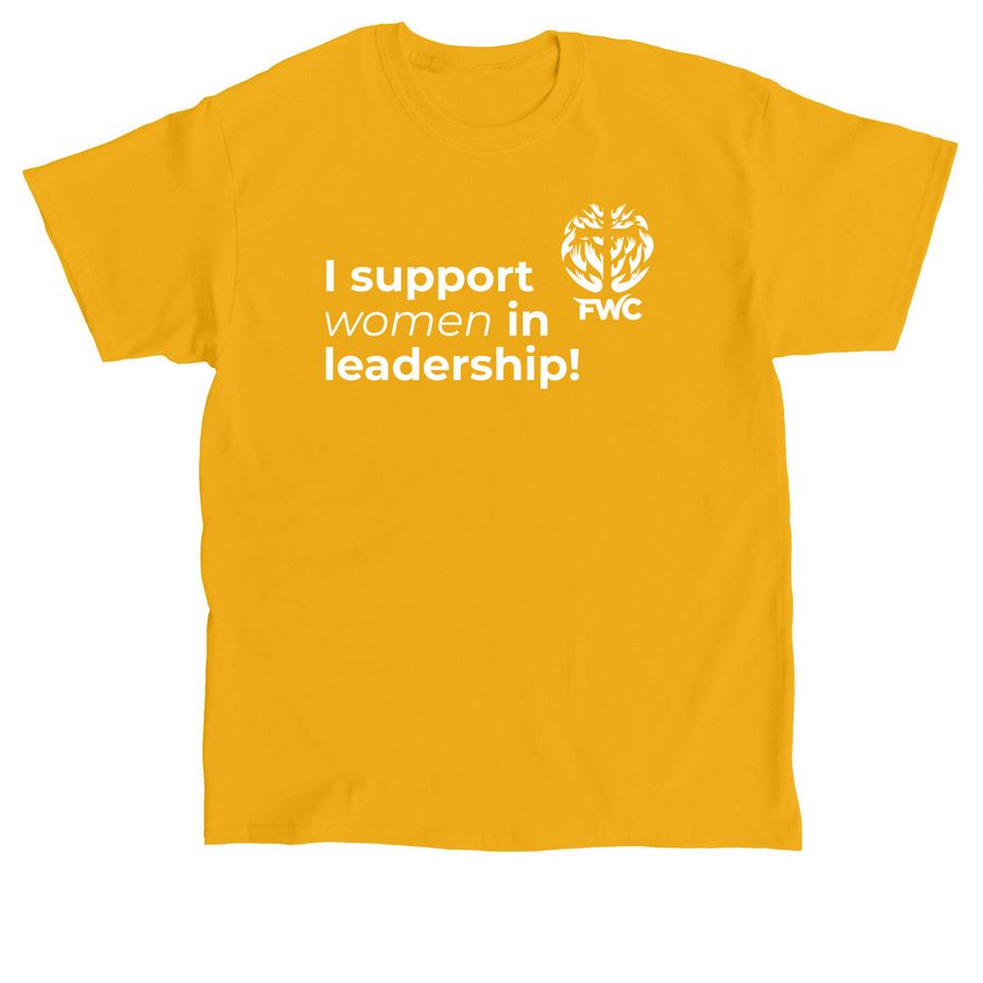 I Support Women, a Gold Classic Unisex Tee