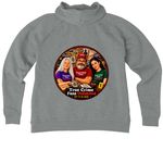 TCFU Team Pamela Zip Up Hoodies, a Aluminum Grey Heather Allmade Women?s Organic CVC Zip-Up Hoodie (back-view)
