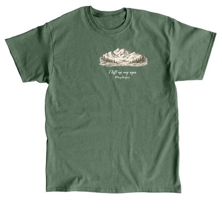 Hope For Ezra (Lift My Eyes), a Military Green Classic Unisex Tee